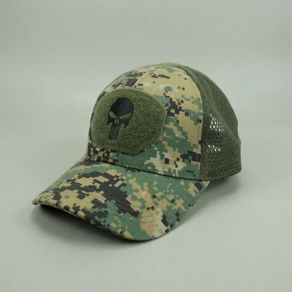 Green_Black_Cotton_Cobra_Print_Tactical_Recon_Cap_For_Adults
