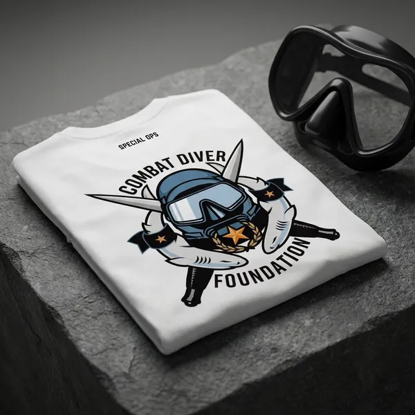 White_Cotton_Combat_Diver_Tshirt_For_Adults