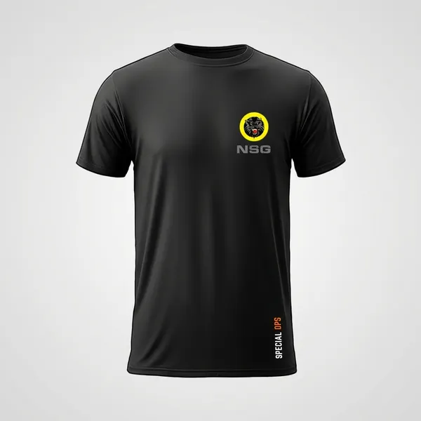 Black_Polyester_Dry_Fit_Nsg_Commando_Tshirt_For_Adults
