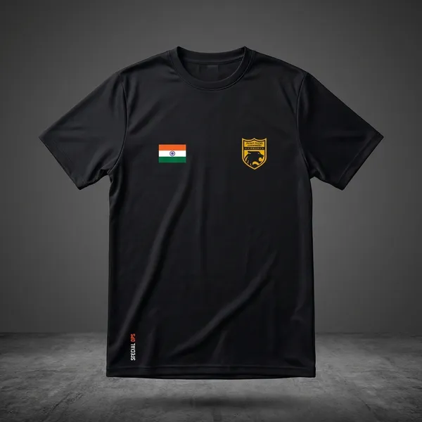 Black_Cotton_Assam_Police_Commando_Tshirt_For_Adults