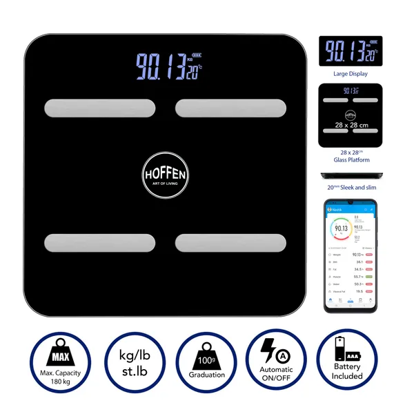 Hoffen_(Made_in_India)_Smart_Personal_Body_Fitness_wireless_Weighing_Scale_|_Fat,_Muscle,_Metabolism_Rate_Machine_|_Bluetooth_Connectivity_Measuring_Scale_Black