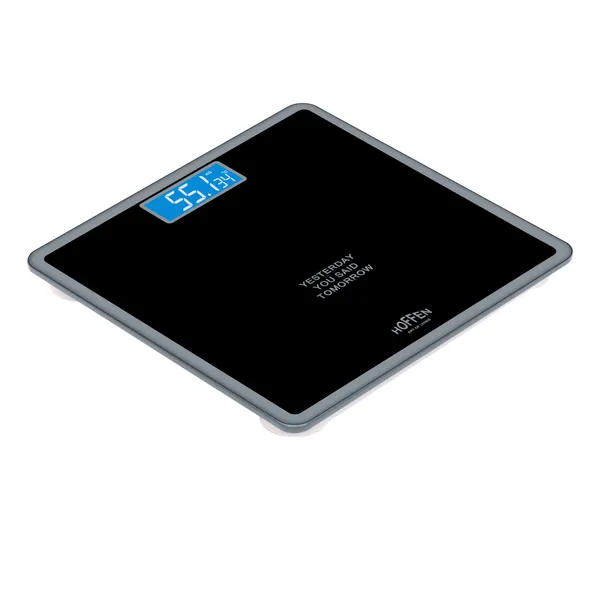 Hoffen_(Made_In_India)_Thick_Tempered_Glass_Digital_Electronic_LCD_Personal_Body_Weight_Machine_for_Body_Weight_Fitness_(HO-18-Black)_with_Two_Years_Warranty