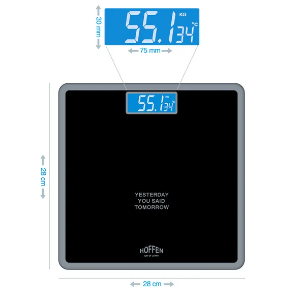 Hoffen_(Made_In_India)_Thick_Tempered_Glass_Digital_Electronic_LCD_Personal_Body_Weight_Machine_for_Body_Weight_Fitness_(HO-18-Black)_with_Two_Years_Warranty