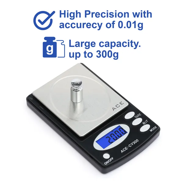 Ace_CY-300_Big_Digital_Pocket_Jewellery_Scale_300g_Capacity_with_0.01g_Accuracy_?_Precision_Weighing_Machine_with_Hard_Protective_Case