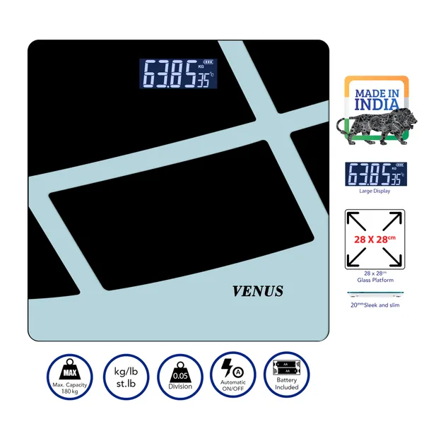 Venus_(Made_in_India)_Electronic_Digital_Personal_Bathroom_Weight_Machine_for_Body_Weight_upto_180_kg_Weighing_Scale_with_24_Months_Warranty