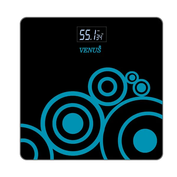 Venus_Weight_Machine_for_Body_Weight,_Digital_Weighing_Scale_&_Weighing_Machines_with_Glass_Top,_Step-On_Technology,_Large_LCD_Display,_1_Year_Warranty,_Glass_Top_Black_Color