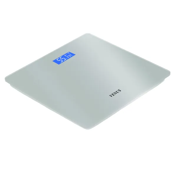 Venus_Elegant_Digital_Bathroom_Scale_forBody_Weight_Highly_Accurate_Body_Weighing_Machine_Compact_Size_LCD_Display,_High_Standards_Sturdy_Tempered_Glass,_Conversion_Switch,24_Months_Warranty__Venus