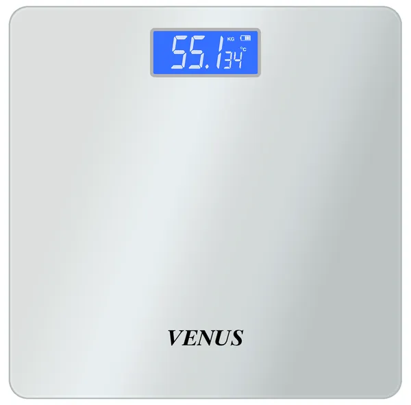 Venus_Elegant_Digital_Bathroom_Scale_forBody_Weight_Highly_Accurate_Body_Weighing_Machine_Compact_Size_LCD_Display,_High_Standards_Sturdy_Tempered_Glass,_Conversion_Switch,24_Months_Warranty__Venus