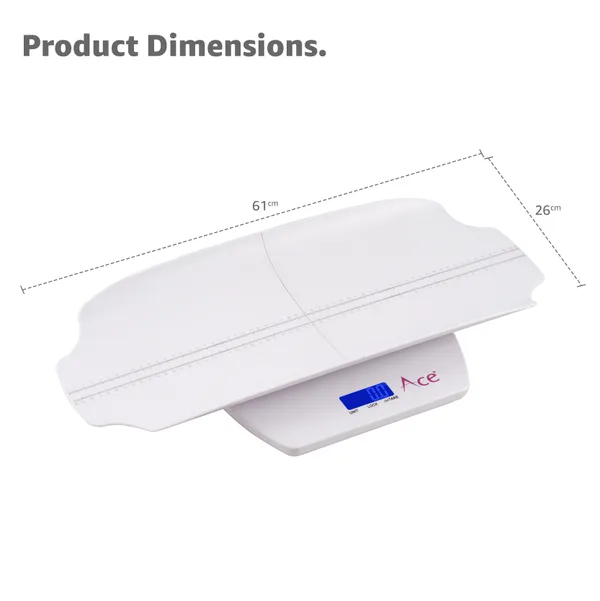 Ace_Digital_Baby_Weighing_Scale_for_Newborns,_Infant_&_Toddler_Tray,_Measures_Up_to_100kg,_LCD_Display,_Accurate_&_Lightweight_Baby_Weight_Machine_KS-810_(White)