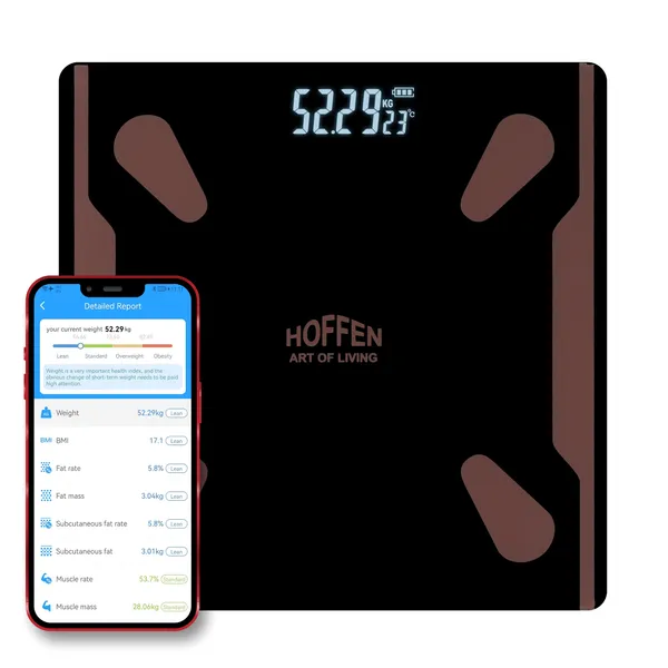 Hoffen_(Made_in_India)_HO-9_Bluetooth_BMI,BMR_Weight_Machine_for_Body_Weight_With_25_Essential_Body_Parameters_|_Body_Composition_|_Free_Bluetooth_Mobile_APP_|_Easy_App_Sync_-_2_Years_Warranty