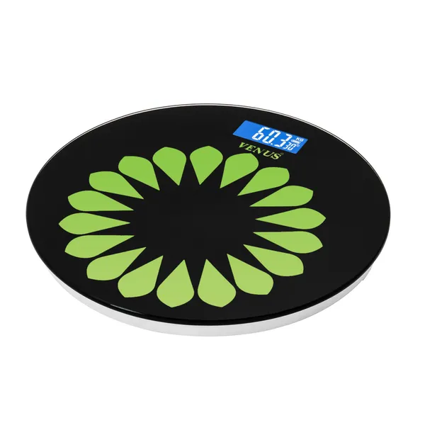 Venus_(Made_in_India)_Electronic_Digital_Personal_Bathroom_Health_Body_Weight_Machine_For_Body_Weight,weighing_scale_Battery_Included_(Black_&_Green_Round)