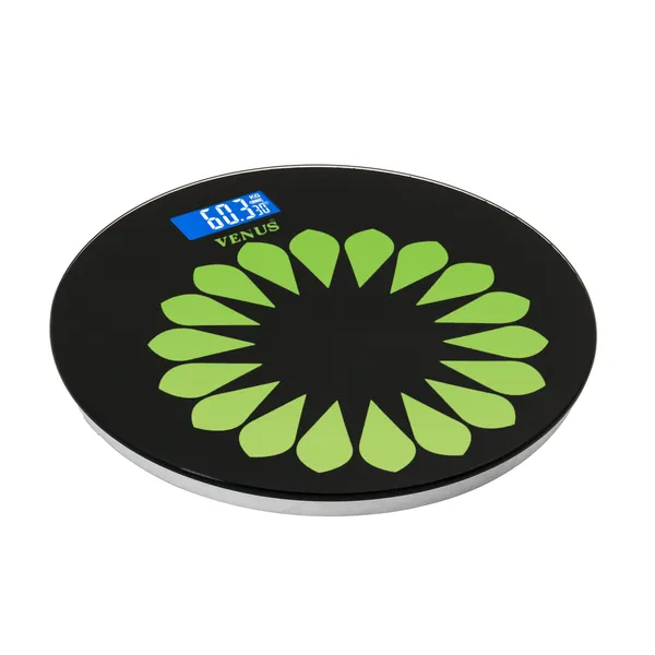 Venus_(Made_in_India)_Electronic_Digital_Personal_Bathroom_Health_Body_Weight_Machine_For_Body_Weight,weighing_scale_Battery_Included_(Black_&_Green_Round)