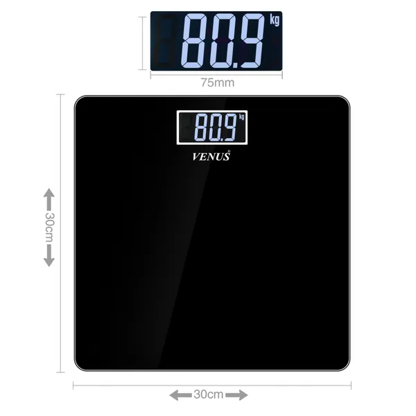 Venus_Active_body_Weighing_scale,_LCD_display,_Weight_Machine,_180_Kg,_Batteries_included,_Tempered_Glass_Platform,_Ideal_for_Home_Use,_Black.