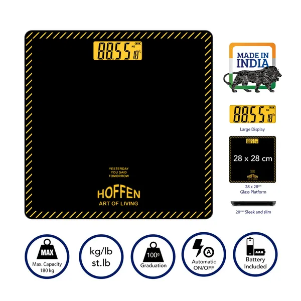 Hoffen_(Made_in_India)_Digital_Electronic_LCD_Personal_Weight_Machine_for_Body_Weight_Fitness_Weighing_Scale_with_Two_Years_on_Call_Warranty_(Orange)