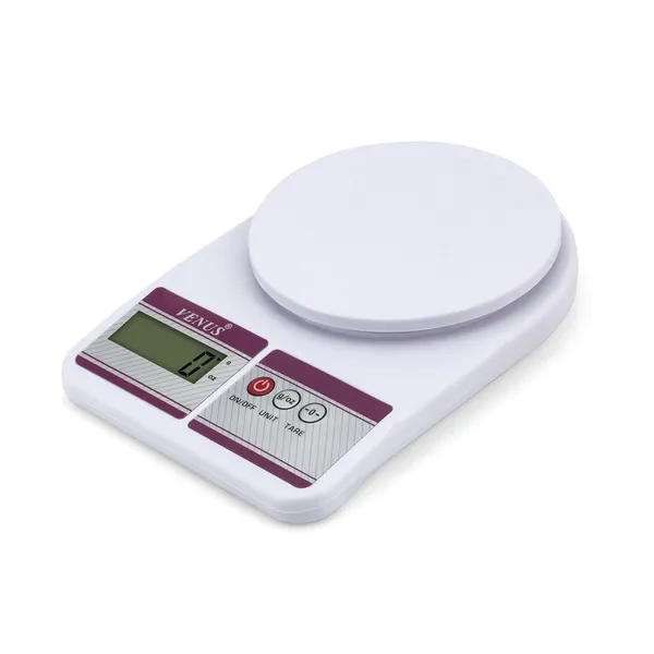 Venus_Electronic_Digital_Kitchen_Weighing_Scale,_Food_Weight_Machine_For_Home,_Baking,_Health_10_Kg_With_2_Years_Warranty_And_Battries_Included_Without_Bowl,_White