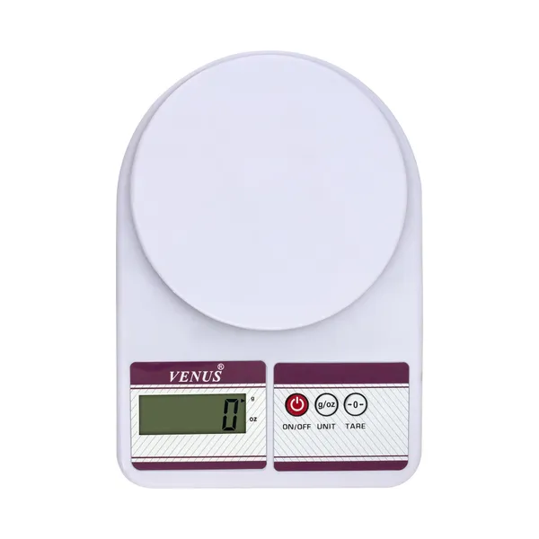 Venus_Electronic_Digital_Kitchen_Weighing_Scale,_Food_Weight_Machine_For_Home,_Baking,_Health_10_Kg_With_2_Years_Warranty_And_Battries_Included_Without_Bowl,_White