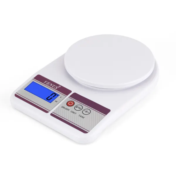 Venus_Electronic_Digital_Kitchen_Weighing_Scale,_Food_Weight_Machine_For_Home,_Baking,_Health_10_Kg_With_2_Years_Warranty_And_Battries_Included_Without_Bowl,_White