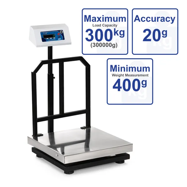 Ace_Weight_Capacity_300kg_x_50g_Accuracy,Chargeable_Digital_Weighing_Machine/Electronic_Weighing_Scale_with_LED_Display,_Stainless_Steel_Pan_size_24?24??
