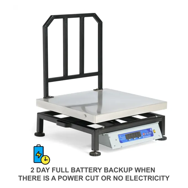 Ace_Electronic_Platform_Weighing_Scale_|_120kg_Capacity,_20g_Accuracy_|_Digital_Weight_Machine_for_Shop,_Commercial_&_Industrial_Use_|_Stainless_Steel_Platform_(24?24_Inches_/_600x600mm)