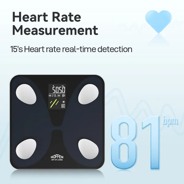 Hoffen_(Made_in_India)_Smart_Electronic_Digital_Weight_Machine_for_Body_Weight,_Fitness_Composition_Monitor,_NEW_HEART_RATE_And_V/A_SCREEN,_Free_Bluetooth_APP,_2_Years_Warranty_HO_45_APP