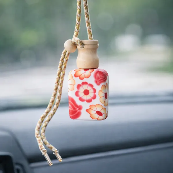 Floral_Ceramic_Car_Air_Freshener_Hanging_Diffuser_Bottle_With_Braided_Cord
