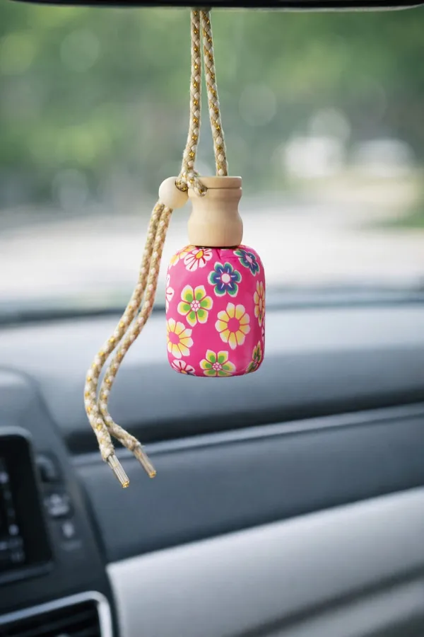 Pink_Floral_Car_Air_Freshener_Bottle_With_Hanging_Rope
