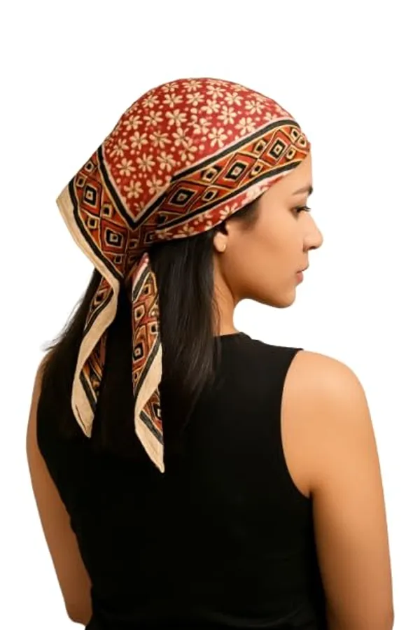 Multicolor_Cotton_Hand_Block_Printed-Design-Bandana-Scarf-For-Women