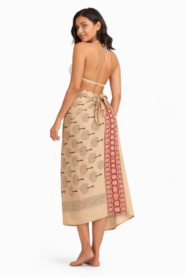 Multicolor_Premium_Cotton_Hand_Block_Printed_Sarong_Midnight_Indigo_Zigzag_Chevron_Beach_Wrap__Pareo_For_Women