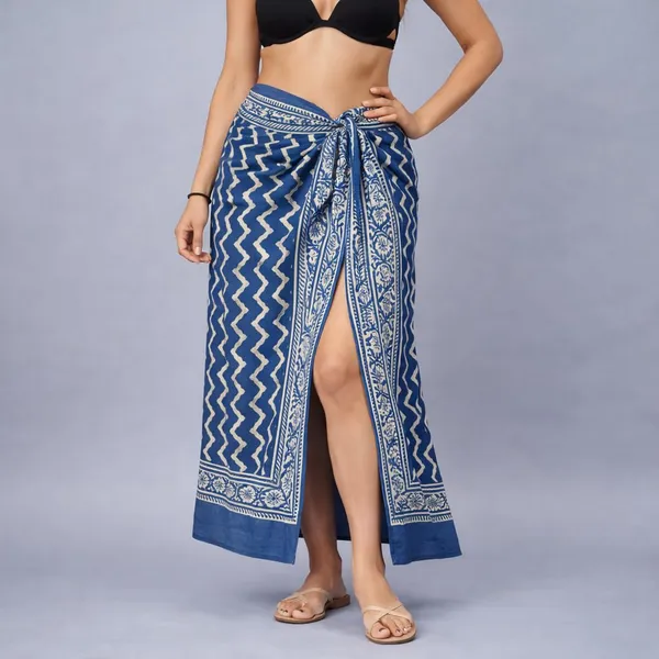 Multicolor_Premium_Hand_Block_Design_Sarong_For_Women