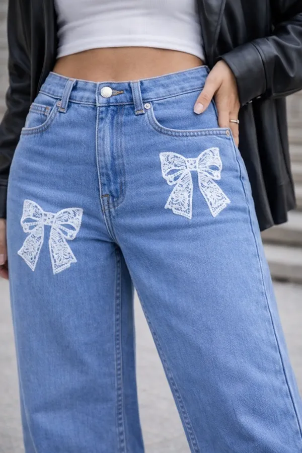 Light_Blue_Denim_High_Rise_Wide_Leg_Jeans_For_Women_And_Girls