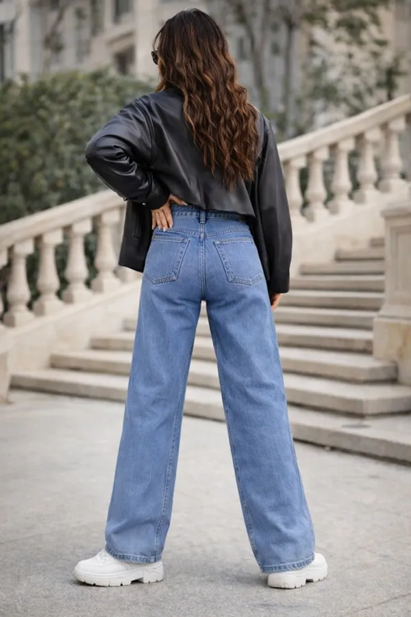 Light_Blue_Denim_High_Rise_Wide_Leg_Jeans_For_Women_And_Girls