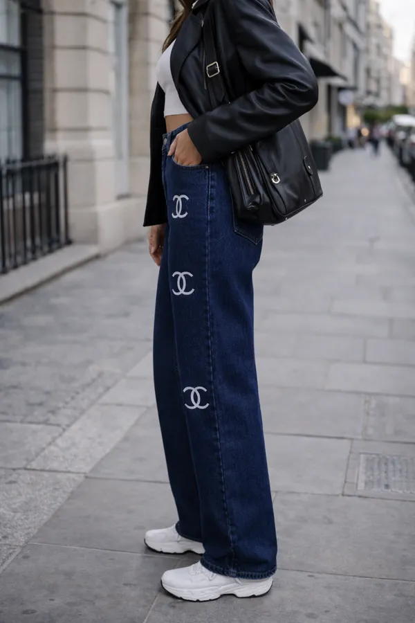Dark_Blue_Denim_High_Rise_Wide_Leg_Jeans_For_Women_And_Girls