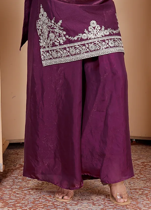 Purple_Georgette_Embroidered_Kurti_Palazzo_Set_With_Dupatta_For_Women_And_Girls