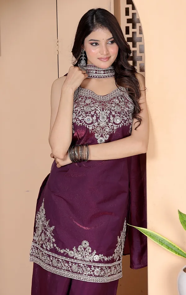 Purple_Georgette_Embroidered_Kurti_Palazzo_Set_With_Dupatta_For_Women_And_Girls