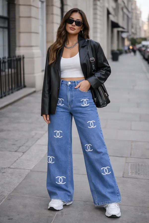 Light_Blue_Denim_High_Rise_Wide_Leg_Jeans_For_Women_And_Girls