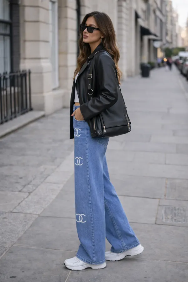 Light_Blue_Denim_High_Rise_Wide_Leg_Jeans_For_Women_And_Girls