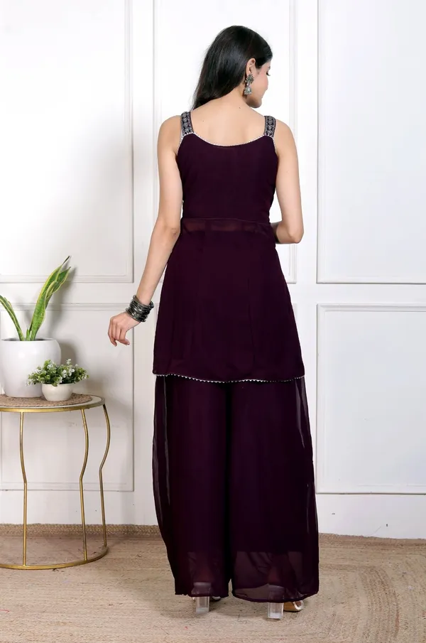 Purple_Silk_Embroidered_Kurti_Palazzo_Set_With_Dupatta_For_Women_And_Girls