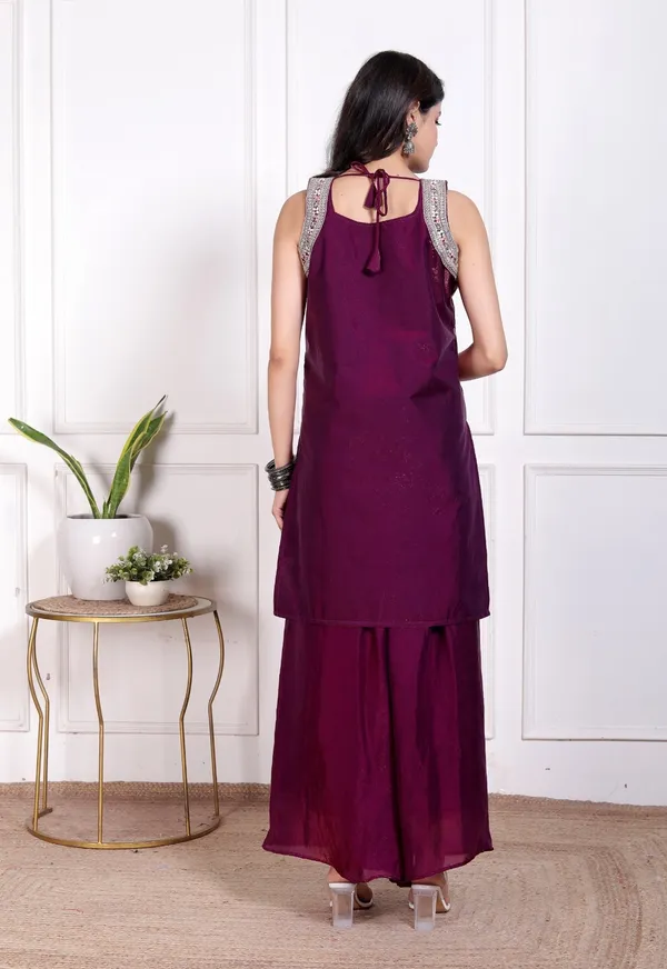 Purple_Silk_Embroidered_Kurti_Palazzo_Set_With_Dupatta_For_Women_And_Girls