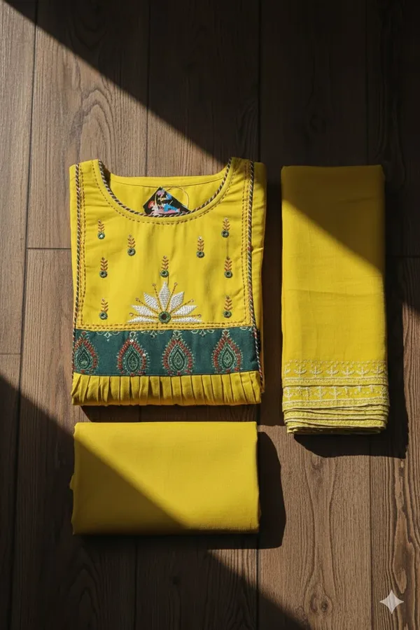 Mustard_Yellow_Embroidered_Anarkali_Kurta_Set_with_Dupatta
