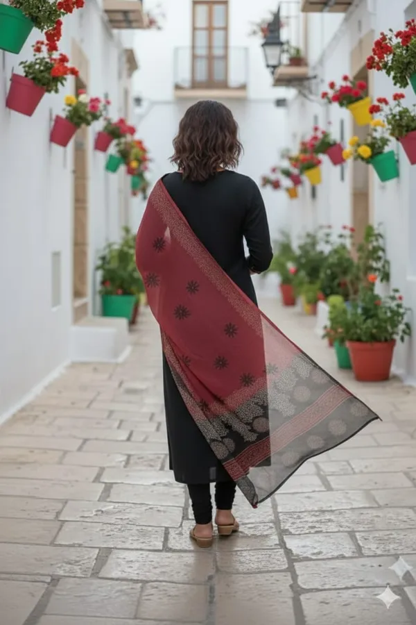 Women's_Black_Embroidered_Cotton_Kurta_Set
