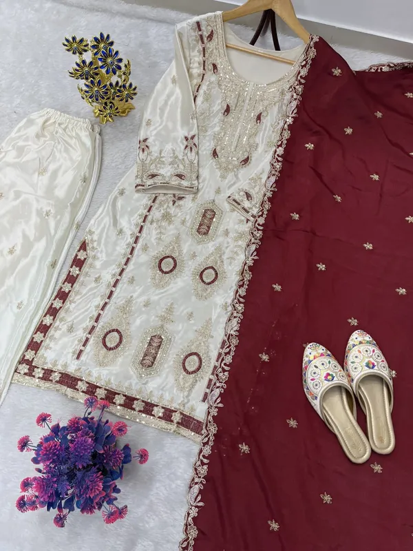 Shreetrend_Noor_Chinon_Silk_Embroidered_Set