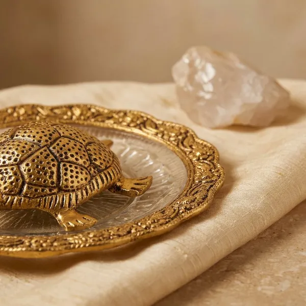Golden_Metal_Feng_Shui_Tortoise_On_Glass_Plate_Good_Luck_And_Vastu_Home_Decor