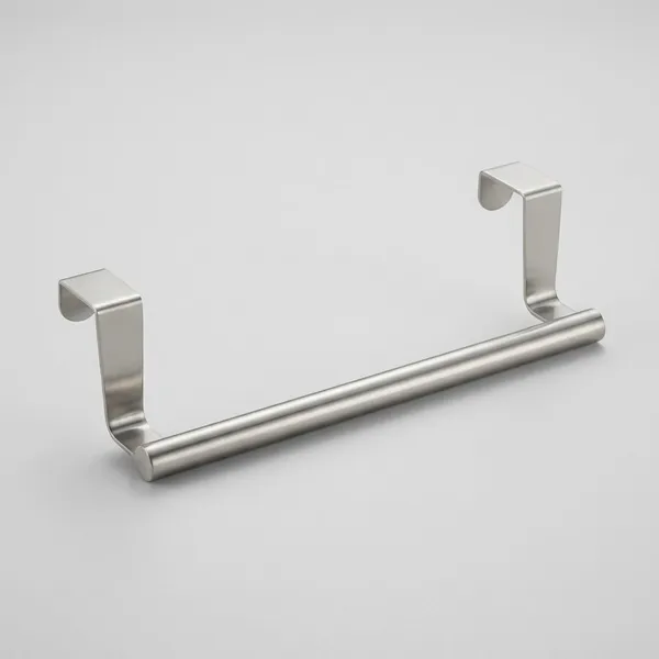 Silver_Adjustable_Towel_Holder_And_Hook_Stainless_Steel_Over_Cabinet_Kitchen_Towel_Bar
