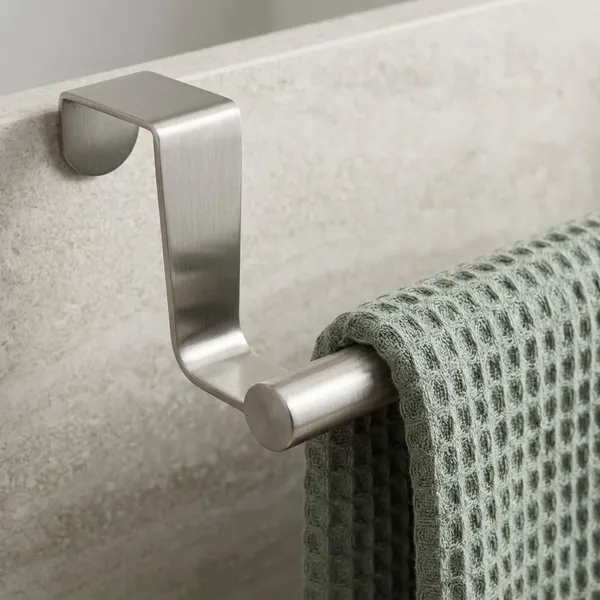 Silver_Adjustable_Towel_Holder_And_Hook_Stainless_Steel_Over_Cabinet_Kitchen_Towel_Bar