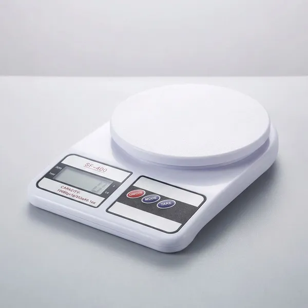 White_Digital_Kitchen_Weighing_Scale_Lcd_Food_Scale_For_Cooking_And_Baking