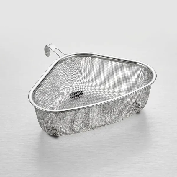 Silver_Stainless_Steel_Sink_Corner_Strainer_And_Organizer_Triangle_Drainer_Basket_For_Kitchen_And_Storage