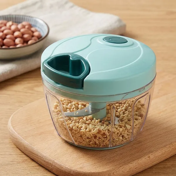 Black_Stainless_Steel_Manual_Vegetable_Mini_Hand_Chopper