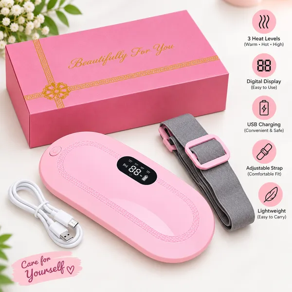 Women’s_Electric_Heating_Pad_Belt,_USB_Rechargeable_Heat_Therapy_Wrap_with_Digital_Temperature_Display,_Adjustable_Waist_Support_Strap,_Portable_Hot_Compress_for_Menstrual_Cramps,_Period_Pain,_Abdominal_Discomfort,_Lower_Back_Pain_&_Muscle_Relaxation