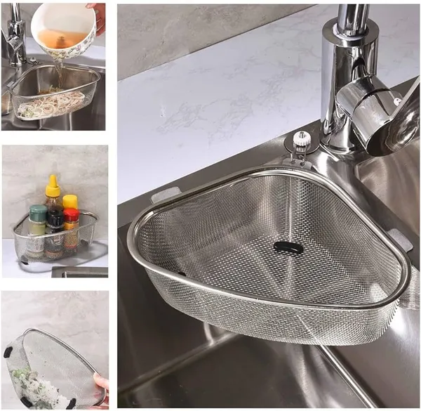 Silver_Stainless_Steel_Sink_Corner_Strainer_And_Organizer_Triangle_Drainer_Basket_For_Kitchen_And_Storage