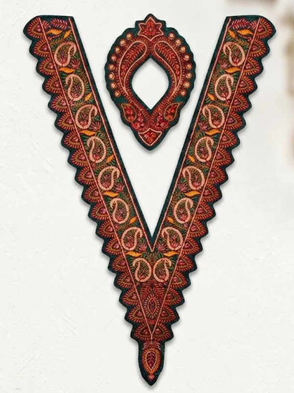 BOTTLE_GREEN_MULTI_SOZNI_NECK_PATCH